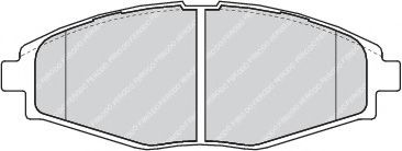 Колодки тормозные дисковые передние R13 с противоскрипными накладками KÖNNER KPF1005